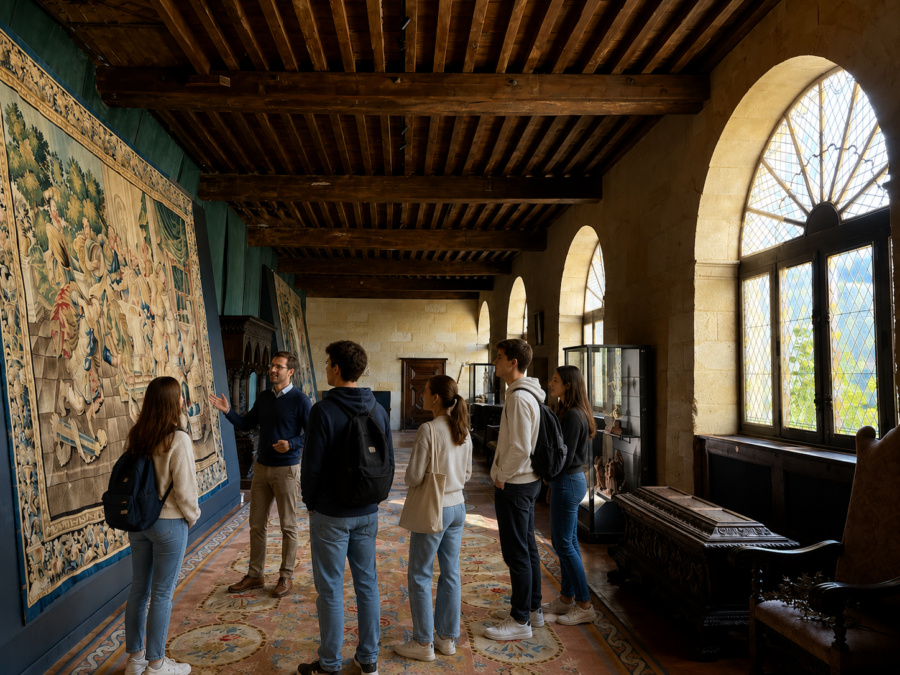 Galerie renaissance - Groupes de lycéens